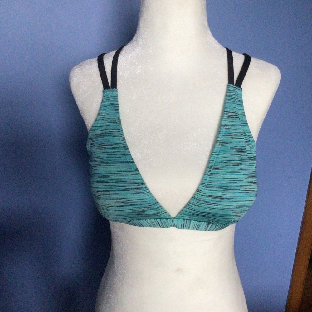 LIV Love Swimwear Green Swim Bikini Top and Bottom